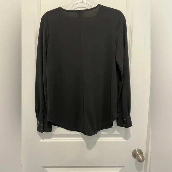 Gently worn Ann Taylor black blouse - Picture 7 of 9